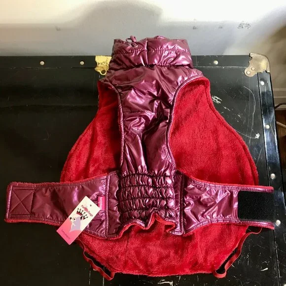 Miniature Dachshund Dog Fall Winter Coat Jacket with Velcro NWT - Picture 5 of 7